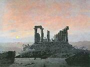 Caspar David Friedrich Der Tempel der Juno in Agrigent USA oil painting artist